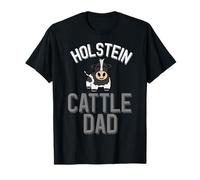 Jolie Ferme laitière Holstein Cattle Dad T-Shirt