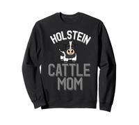 Jolie Ferme laitière Holstein Cattle Mom Sweatshirt