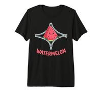 Jolie Fermeture éclair pastèque révélant des Fruits d'été T-Shirt Haut de Gamme