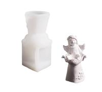 Jolie figurine angélique en forme d'ange, accessoire de mode portable en silicone robuste pour enfants de plus de 3 ans et adultes artisanat angélique