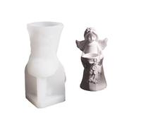 Jolie figurine angélique en forme d'ange, accessoire de mode portable en silicone robuste pour enfants de plus de 3 ans et adultes artisanat angélique