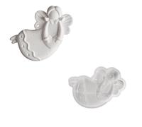 Jolie figurine angélique en forme de moulage en silicone robuste accessoire de mode portable pour enfants de plus de 3 ans et adultes moule de décoration de la maison