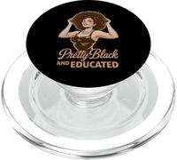 Jolie Fille de pin up Afro éduquée Noire mélanisée PopSockets PopGrip pour MagSafe