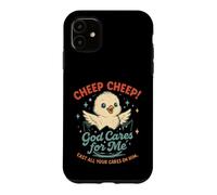 Jolie Fille, Dieu Prend Soin de Moi, Foi chrétienne Coque pour iPhone 11