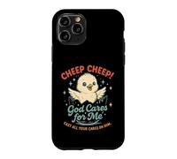 Jolie Fille, Dieu Prend Soin de Moi, Foi chrétienne Coque pour iPhone 11 Pro