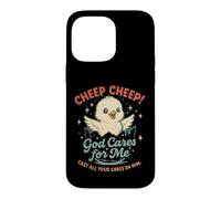 Jolie Fille, Dieu Prend Soin de Moi, Foi chrétienne Coque pour iPhone 14 Pro Max