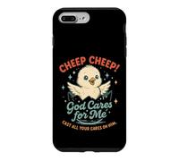 Jolie Fille, Dieu Prend Soin de Moi, Foi chrétienne Coque pour iPhone 7 Plus/8 Plus