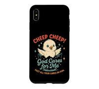 Jolie Fille, Dieu Prend Soin de Moi, Foi chrétienne Coque pour iPhone XS Max