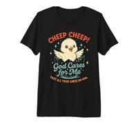 Jolie Fille, Dieu Prend Soin de Moi, Foi chrétienne T-Shirt Haut de Gamme