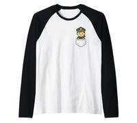Jolie Fille policière Pocket Pal Policier Heroic Manche Raglan