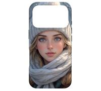 Jolie Fille racontant Une Histoire d'hiver Coque pour iPhone 17 Pro