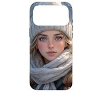 Jolie Fille racontant Une Histoire d'hiver Coque pour iPhone 17 Pro Max