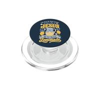 Jolie Foi chrétienne Jésus Citron Disant Joie Florale PopSockets PopGrip pour MagSafe