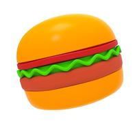 Jolie gamelle en forme de hamburger pour chien et chat avec base antidérapante pour manger lentement et économiser de l'espace
