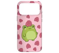Jolie Grenouille Framboise Pastel Kawaii Cottagecore Esthétique Coque pour iPhone 17 Pro Max