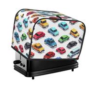 Jolie housse de grille-pain de voiture à 2 tranches, grille-pain confortable avec poche résistante aux taches et à la poussière pour petits appareils de cuisine