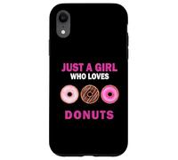 Jolie, juste une fille qui aime les beignets, les bonbons, les femmes et les filles Coque pour iPhone XR