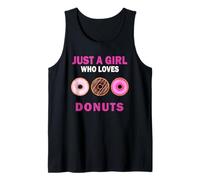 Jolie, juste une fille qui aime les beignets, les bonbons, les femmes et les filles Débardeur
