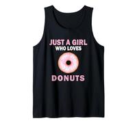 Jolie, juste une fille qui aime les beignets, les bonbons, les femmes et les filles Débardeur