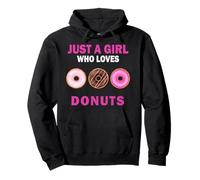 Jolie, juste une fille qui aime les beignets, les bonbons, les femmes et les filles Sweat à Capuche