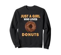 Jolie, juste une fille qui aime les beignets, les bonbons, les femmes et les filles Sweatshirt