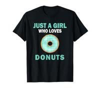 Jolie, juste une fille qui aime les beignets, les bonbons, les femmes et les filles T-Shirt