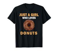 Jolie, juste une fille qui aime les beignets, les bonbons, les femmes et les filles T-Shirt