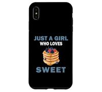 Jolie juste une fille qui aime les bonbons sucrés pour les femmes et les filles Coque pour iPhone XS Max