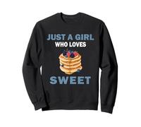Jolie juste une fille qui aime les bonbons sucrés pour les femmes et les filles Sweatshirt