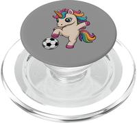 Jolie Licorne de Football, Une Fille Qui Aime Kickin' Coach Mama PopSockets PopGrip pour MagSafe