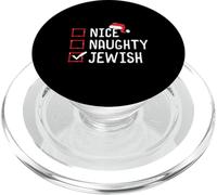 Jolie liste de Noël juive Coquine PopSockets PopGrip pour MagSafe