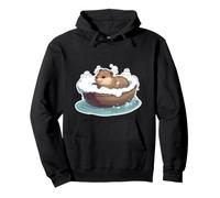 Jolie Loutre dans la Baignoire Motif Animal Amusant Sweat à Capuche