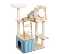Jolie Maison de Chat Cadre d'escalade for Chat, nid for Chat, Arbre à Chat, Planche à gratter spéciale for Grands Chats, Support for Capsule Spatiale de Villa for Chat Maison de Chat(P100)