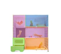 Jolie Maison de Chat Cage for Chat, Toilettes for Chat, bac à litière for Chat, Villa intérieure intégrée for Chat, Cage for Chaton, Maison for Chat, Armoire for Chat Maison de Chat(4)
