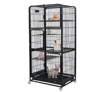 Jolie Maison de Chat Cage for Chat Villa for Chat à Trois étages Cage for Chat à Double étage Cage for Chat Nid de Chat Maison for Chat Cadre d'escalade for Chat Maison de Chat(5)
