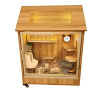 Jolie Maison de Chat Cage spéciale for Chats, Panneau écologique en Bois Massif, Cage d'armoire de Villa, Cage d'armoire for Animaux de Compagnie, nid de Chat, Maison intérieure Maison de Chat(7)