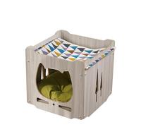 Jolie Maison de Chat Nid de Chat, Suspension de Chat, lit, Cadre d'escalade for Chat, Arbre à Chat, boîte à Chat, nid de Chat Yueshang fermé, Tapis de Chat, Maison de Chat Maison de Chat(Large 1)