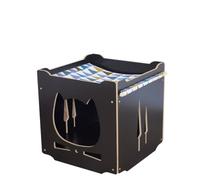 Jolie Maison de Chat Nid de Chat, Suspension de Chat, lit, Cadre d'escalade for Chat, Arbre à Chat, boîte à Chat, nid de Chat Yueshang fermé, Tapis de Chat, Maison de Chat Maison de Chat(Large 5)