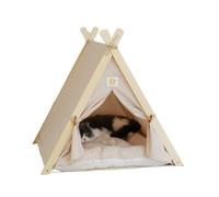 jolie Maison de Chat Tente for animaux de compagnie, chenil universel for toutes les saisons, salle de livraison for chat, pin fermé, tente chaude d'hiver for chat, niche for chat, armoire for chat Ma