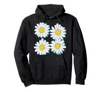 Jolie Marguerite Blanche Sweat à Capuche