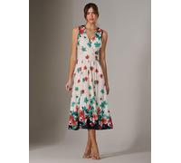 Jolie Moi Jolie Moi Jersey Sans manches Mi-long Robe Crème EU 36 (UK 8)