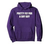 Jolie Mouche pour Un Gars timide Sweat à Capuche, Unisexe pour Adultes, Violet, XXL