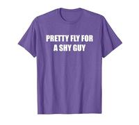 Jolie Mouche pour Un Gars timide T-Shirt, Homme, Violet Chiné, M
