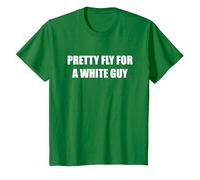 Jolie Mouche pour Un Homme Blanc T-Shirt, Enfant, Vert Kelly, 4 Ans