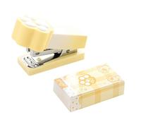 Jolie petite agrafeuse en forme de chat avec design ergonomique en forme de chat pour une pression facile à l'école et une utilisation facile