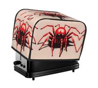 Jolie petite araignée rouge, adaptée pour un design à large fente, avec sac de rangement latéral, facile à nettoyer, résistant à la poussière, adapté pour la cuisine.