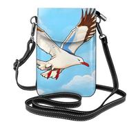 Jolie petite araignée rouge. Ce sac à bandoulière léger et unisexe à rabat libère vos mains et est adapté pour les voyages, les vacances et une utilisation quotidienne., Mouettes volantes, Taille