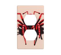 Jolie petite araignée rouge imprimée plaque murale en polycarbonate résistant aux chocs norme britannique résistant à la chaleur résidentiel commercial
