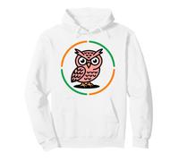Jolie Petite Chouette avec Cœurs | Illustration Colorée Sweat à Capuche