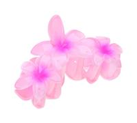 Jolie pince à cheveux colorée en forme de fleur scintillante pour femme, camping, queue de cheval, pince à mâchoire délicate pour fille